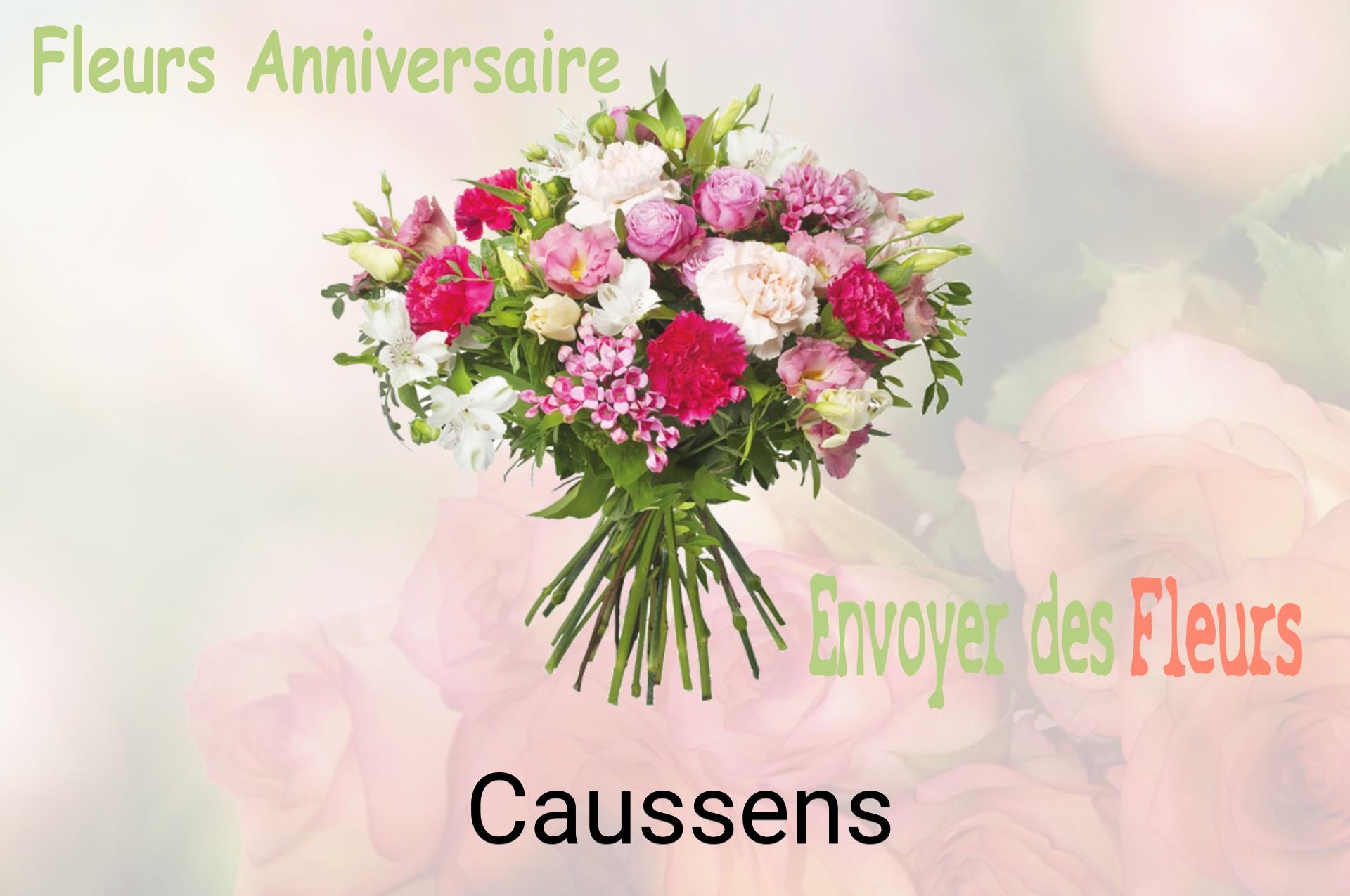 Bouquet de fleurs d’anniversaire livré à Caussens